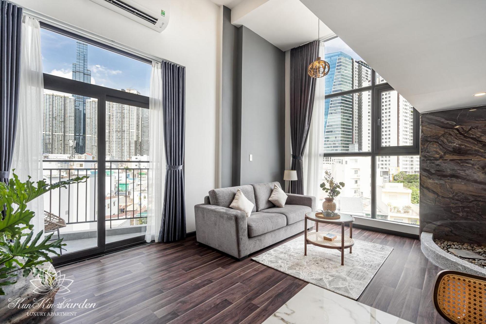 Kunkin Garden Aparthotel Ho Si Minh-város Kültér fotó